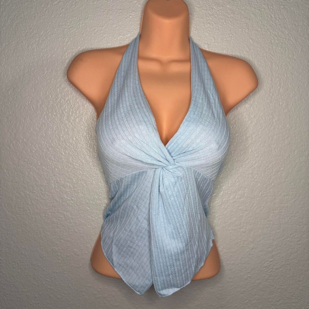 Unbranded Women's Blue Crop-top